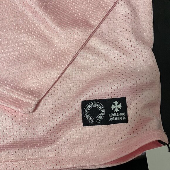 Chrome Hearts Pink Mesh Warm Up Long Sleeve Jersey - Picture 3 of 6